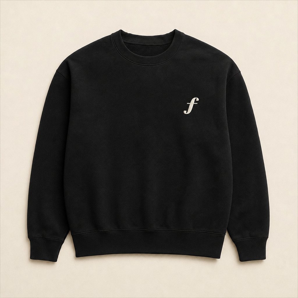 The Crewneck — Black
